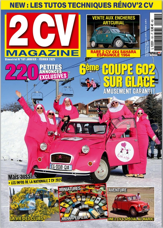 Dietmar Wolf alias Anton Wolfpril im französischen 2CV-Magazine No. 161
